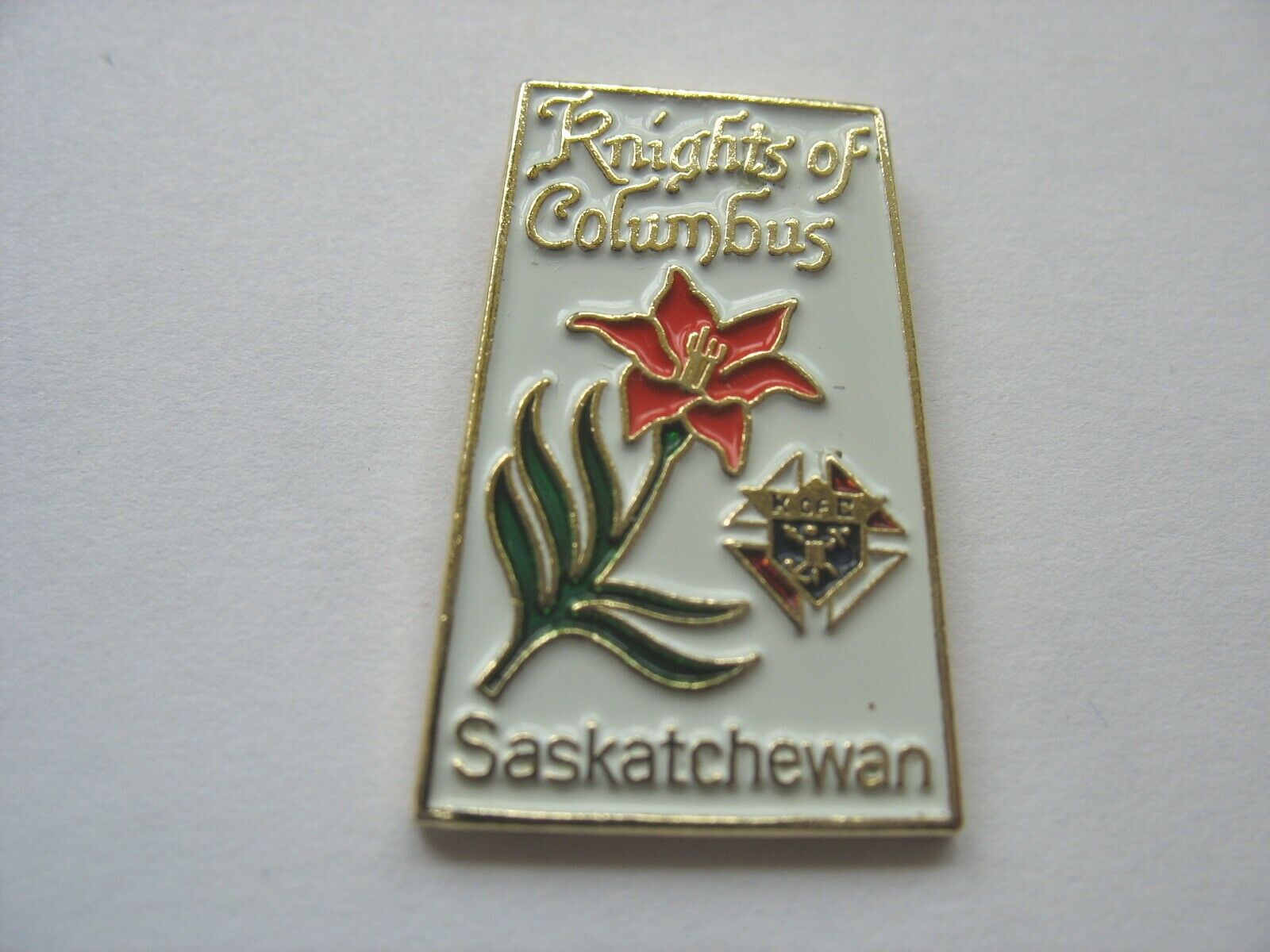 Knights Of Columbus Lapel Pin - Saskatchewan