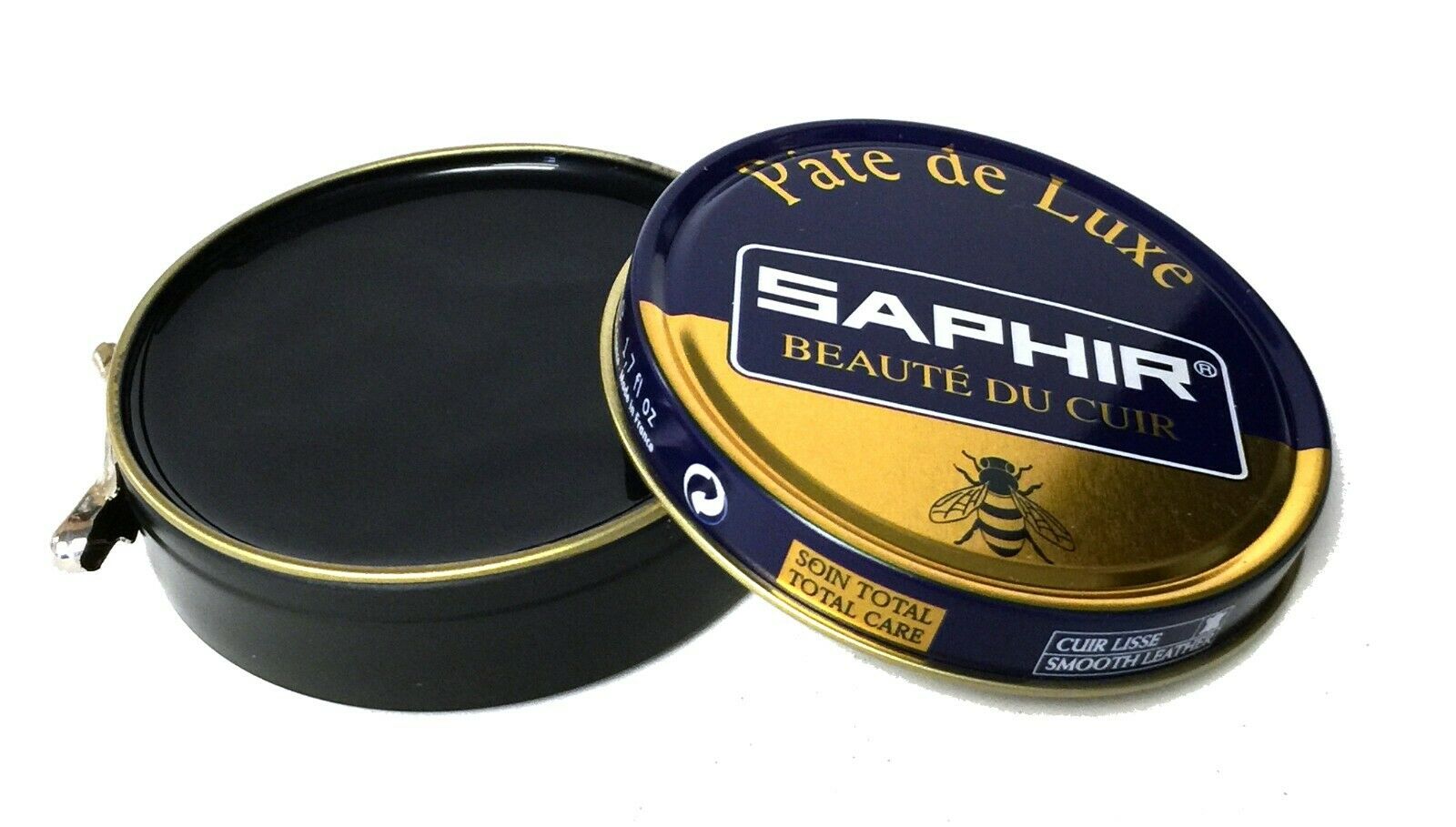 Saphir Pate De Luxe Shoe Wax, 50ml Tin