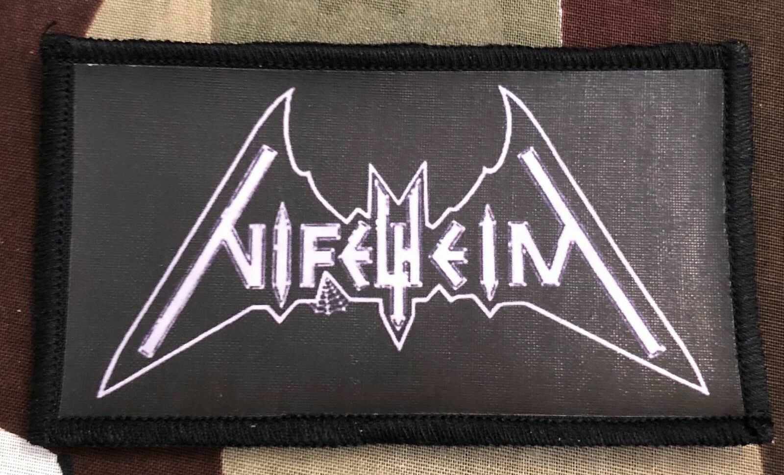 Nifelheim Heavy Metal Logo Sublimated Printed Patch N013p