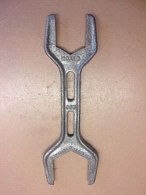 Vintage Carpenter & Paterson No. 206 Witch Wrench Open End Plumbing Wrench Lqqk!