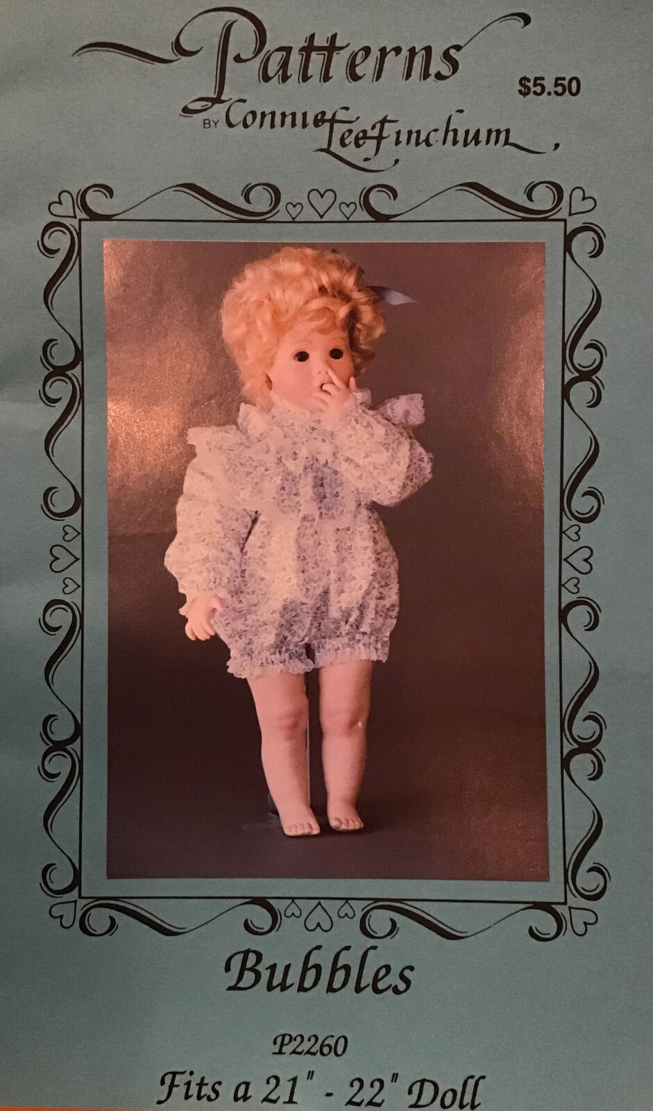 21-22” Connie Leefinchum Doll Pattern  - Easy Sew - New & Uncut