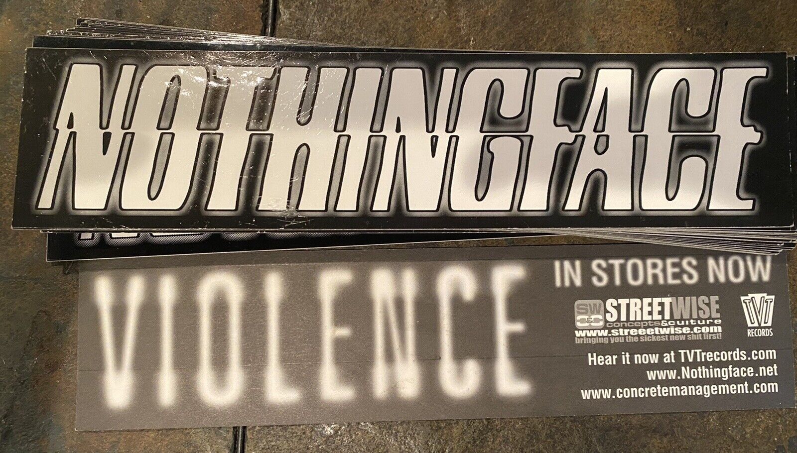 Nothingface Violence  Rare Sticker