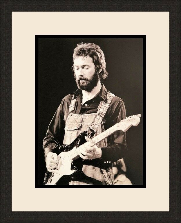 Eric Clapton Custom Framed Print Free Shipping