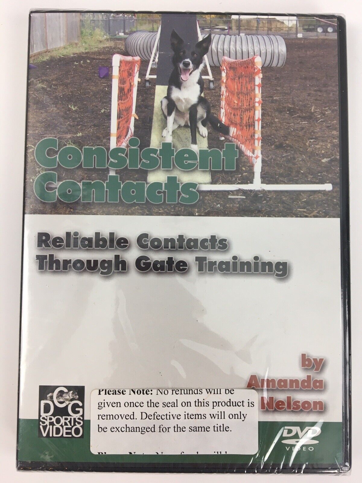 Consistent Contacts Gate Training Dvd Amanda Nelson Dog Sports 2006 New