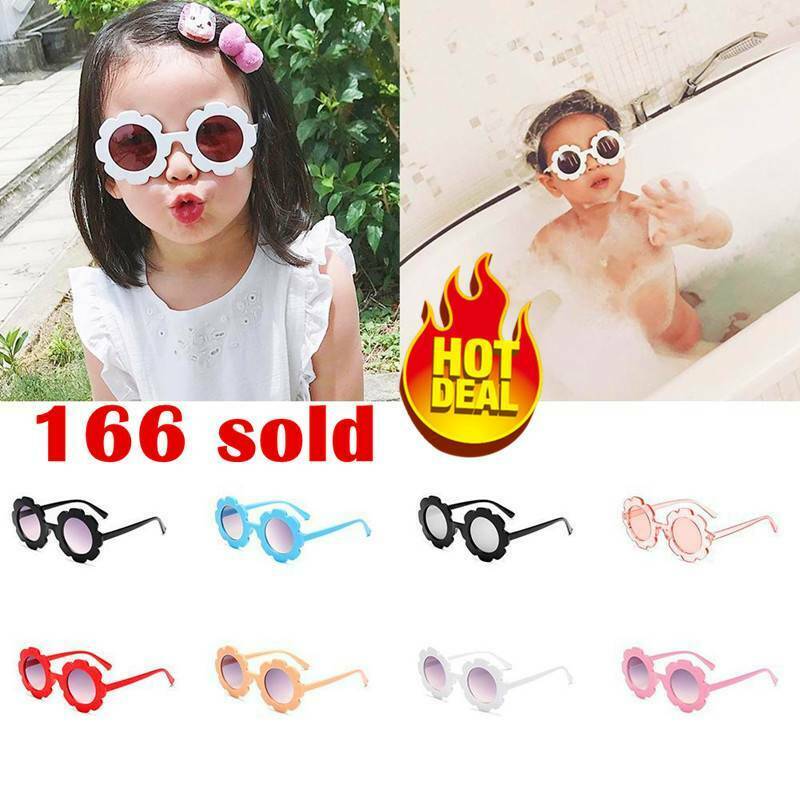 Baby Kids Unisex Children Frame Sunglasses Uv400 Toddler Top Glass Boys E6l2