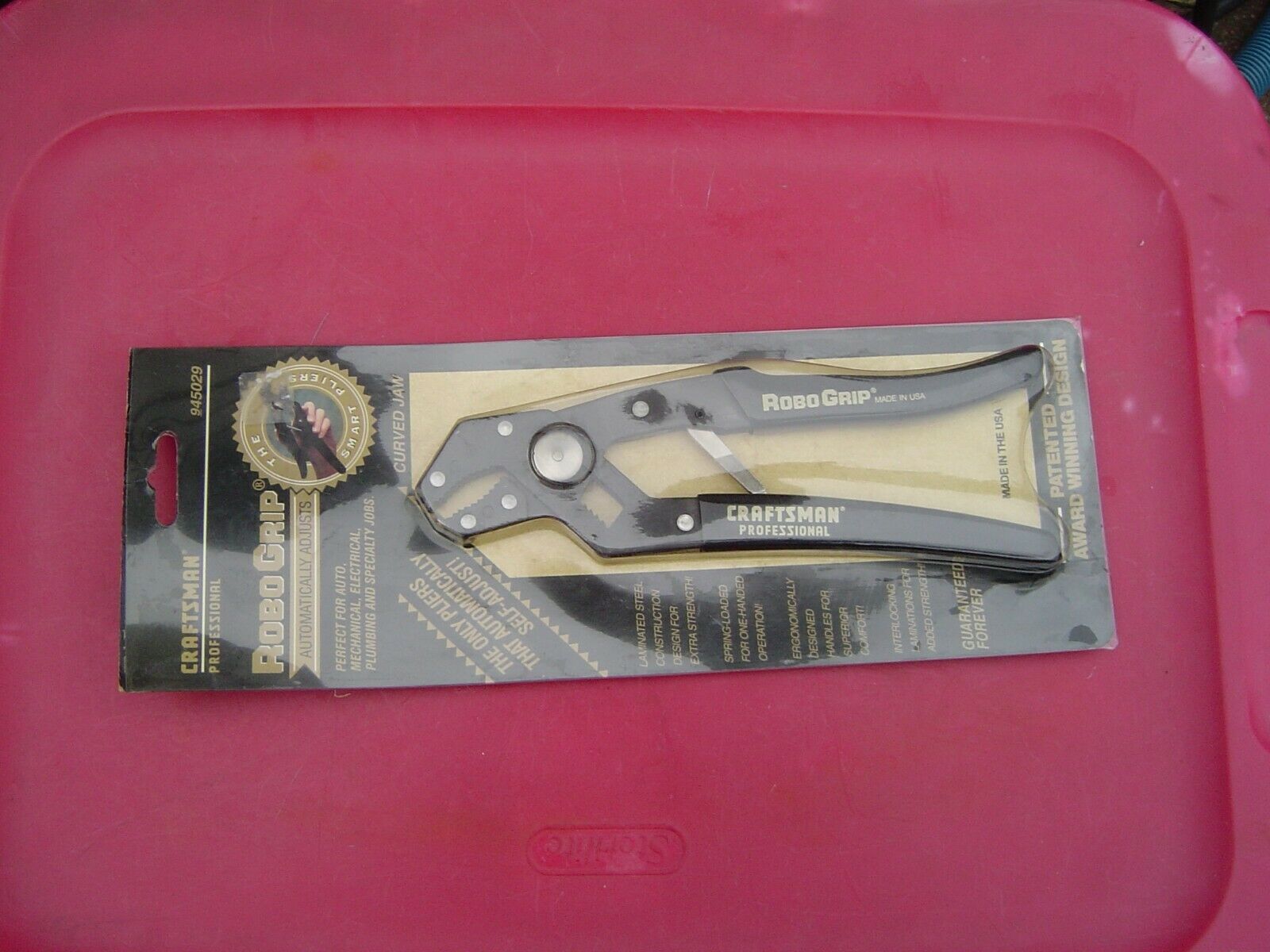 Craftsman Robo Grip Pliers Plumbers Tool New Old Stock Made In Usa