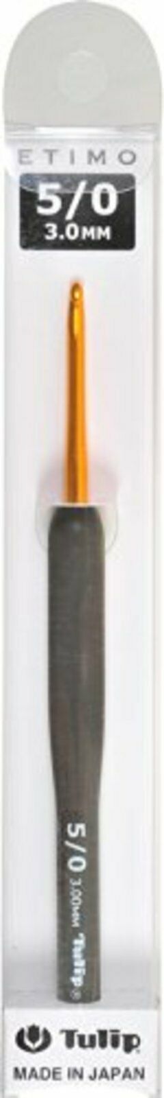 Tulip T15-500 Etimo Cushion Grip Crochet Hook Needle 5/0 (3.00mm) F/s W/track#