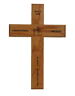 First Communion Cross Solid Oak Personalized Engraved Unique Gift Idea